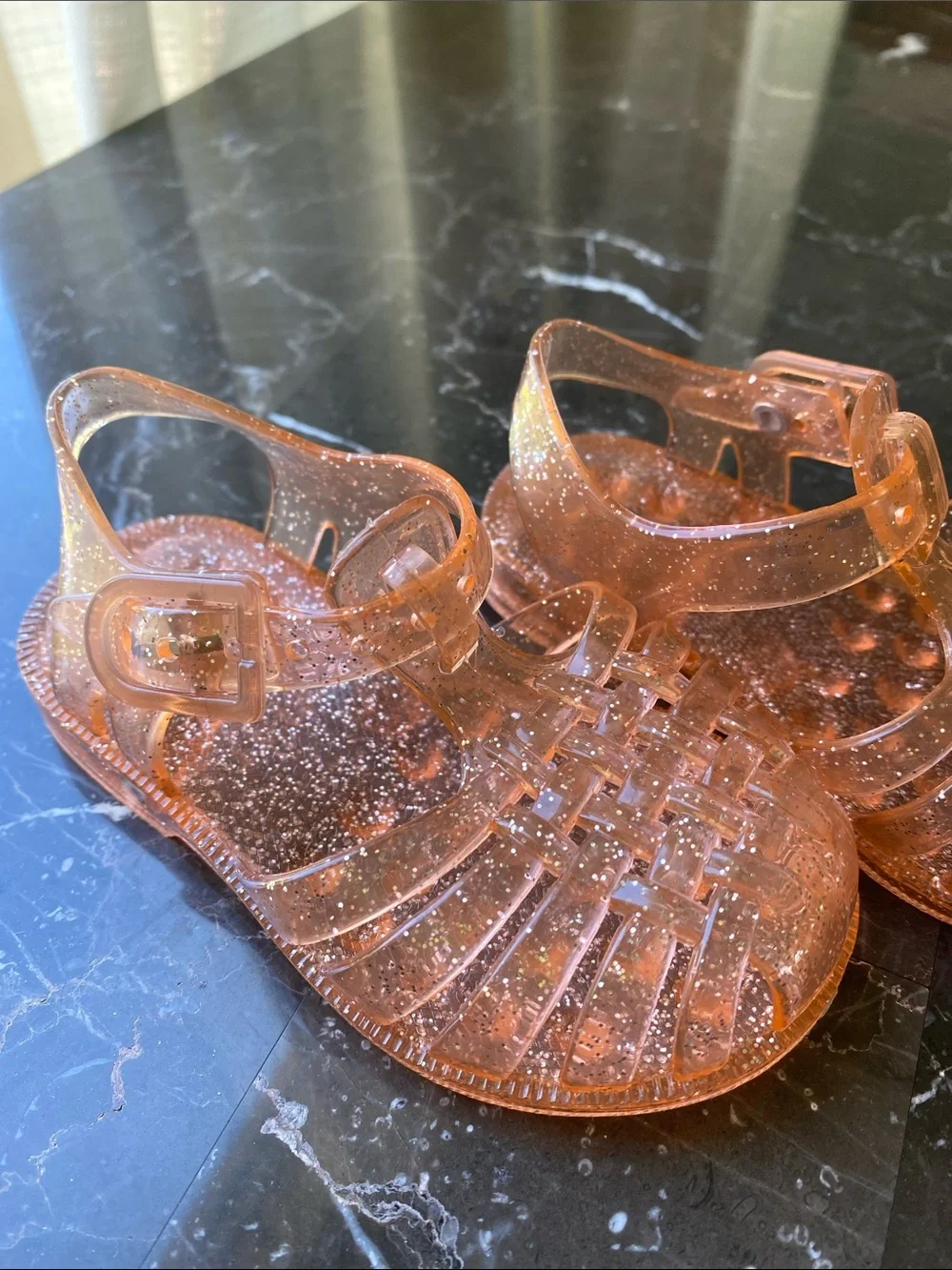 Toddler Glitter Jelly Sandals